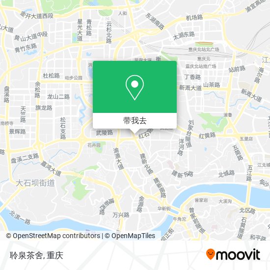 聆泉茶舍地图