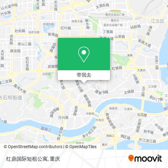 红鼎国际短租公寓地图