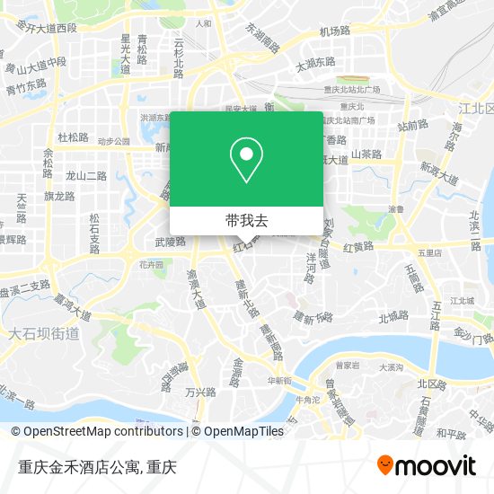 重庆金禾酒店公寓地图