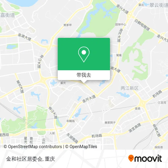 金和社区居委会地图