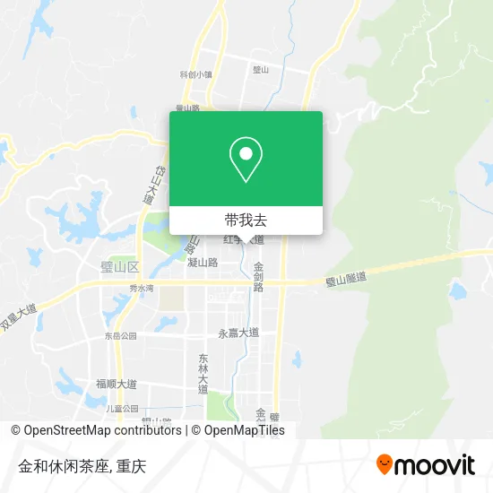 金和休闲茶座地图