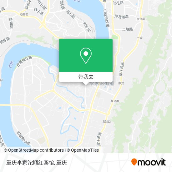 重庆李家沱顺红宾馆地图