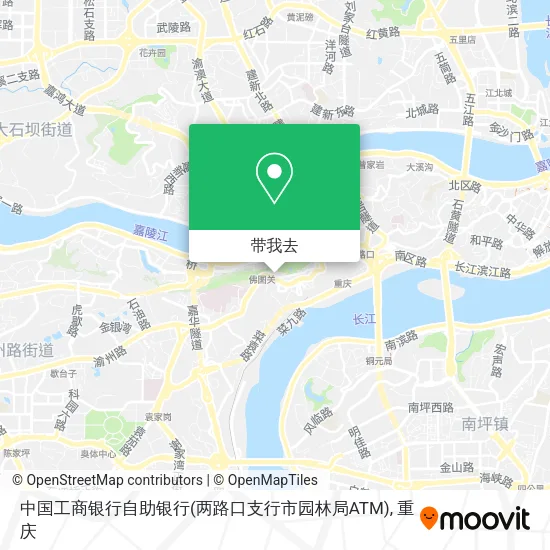 中国工商银行自助银行(两路口支行市园林局ATM)地图