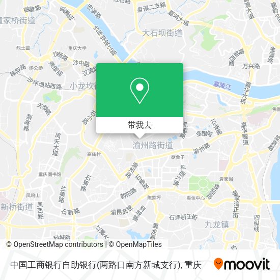 中国工商银行自助银行(两路口南方新城支行)地图