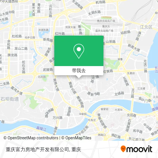 重庆富力房地产开发有限公司地图