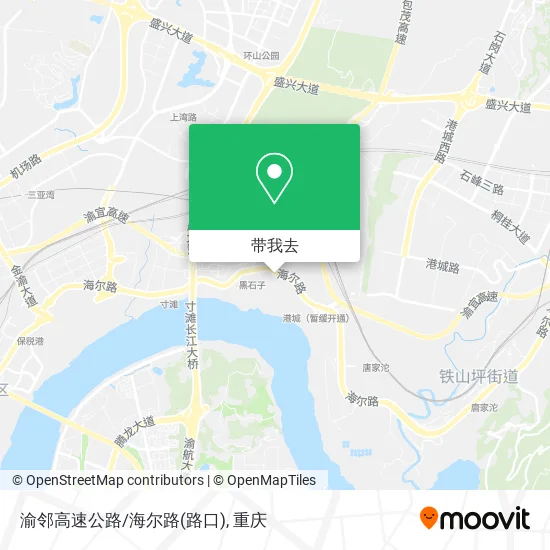 渝邻高速公路/海尔路(路口)地图