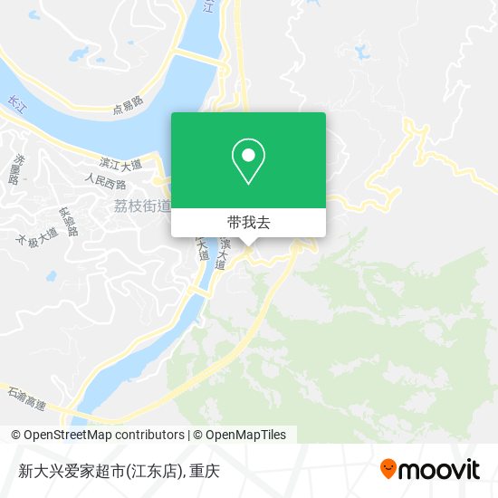 新大兴爱家超市(江东店)地图