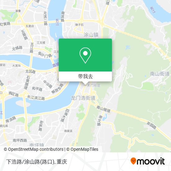 下浩路/涂山路(路口)地图