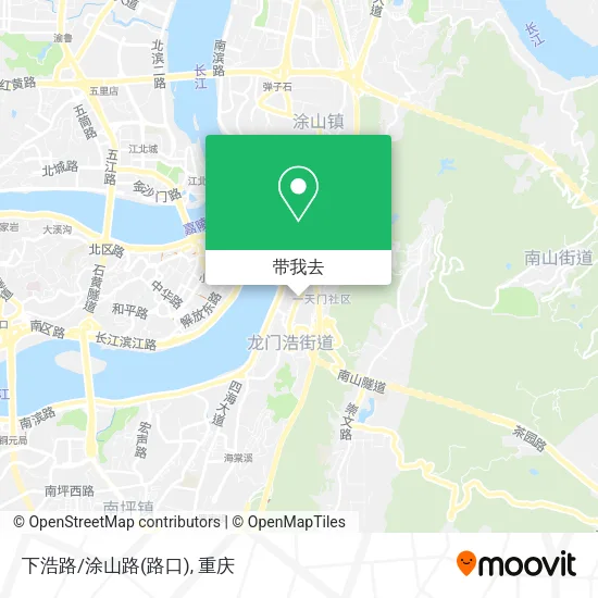 下浩路/涂山路(路口)地图