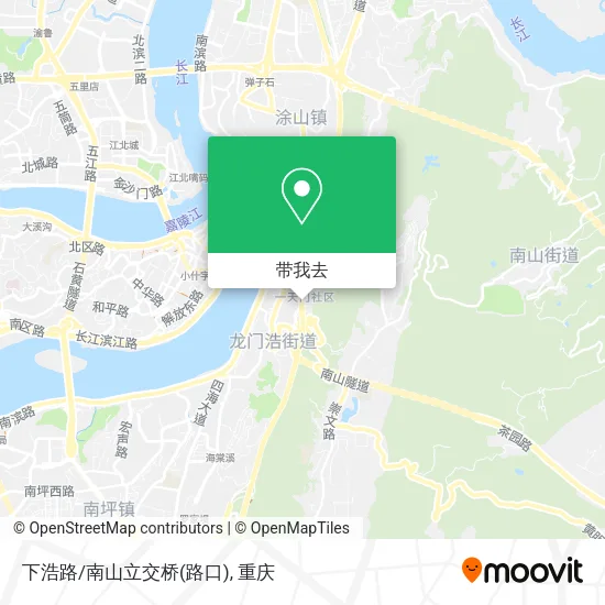 下浩路/南山立交桥(路口)地图