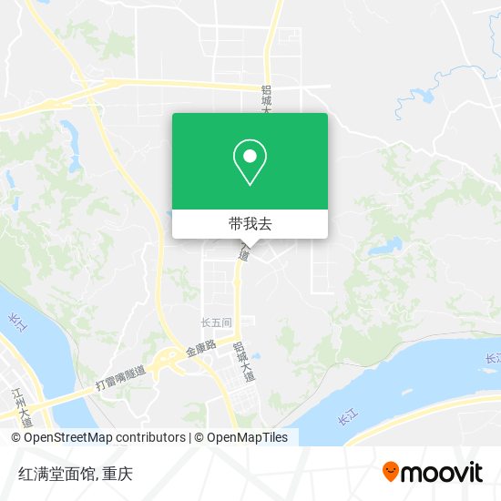 红满堂面馆地图