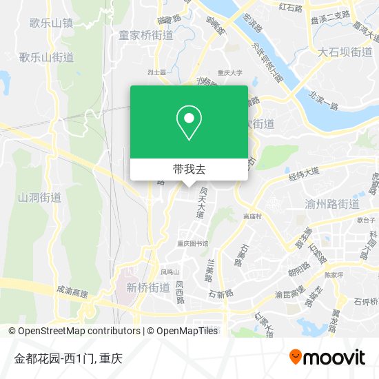 金都花园-西1门地图