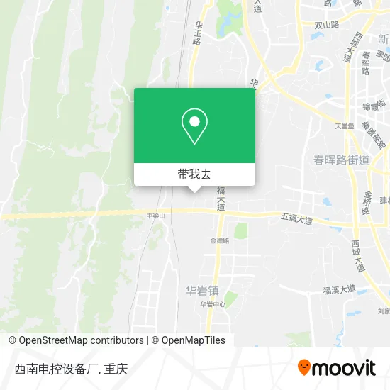 西南电控设备厂地图