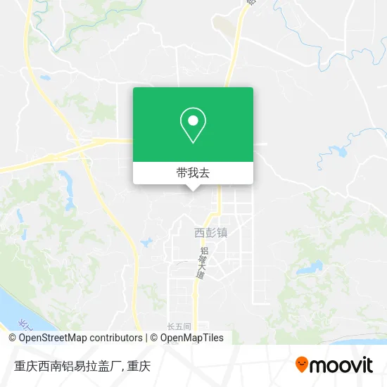 重庆西南铝易拉盖厂地图