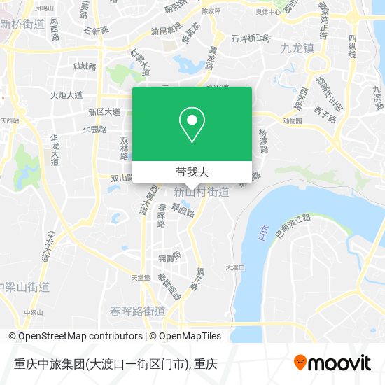 重庆中旅集团(大渡口一街区门市)地图