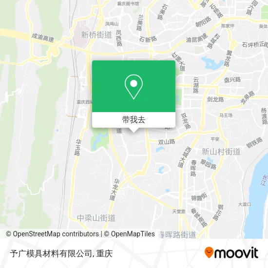 予广模具材料有限公司地图