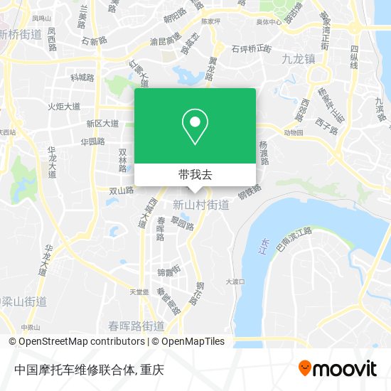 中国摩托车维修联合体地图