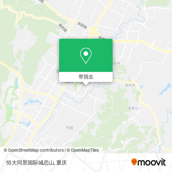 恒大同景国际城恋山地图