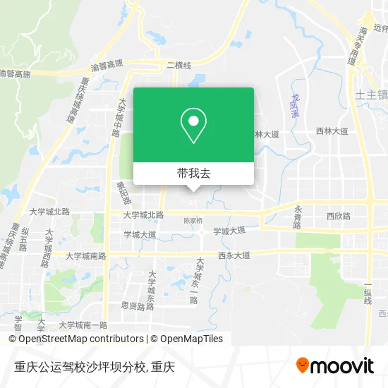 重庆公运驾校沙坪坝分校地图