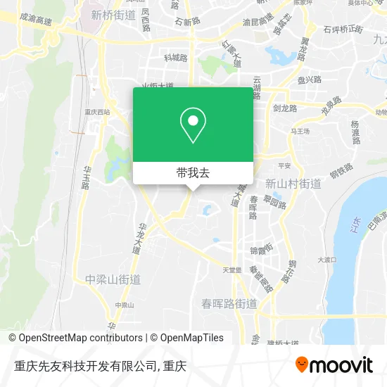 重庆先友科技开发有限公司地图