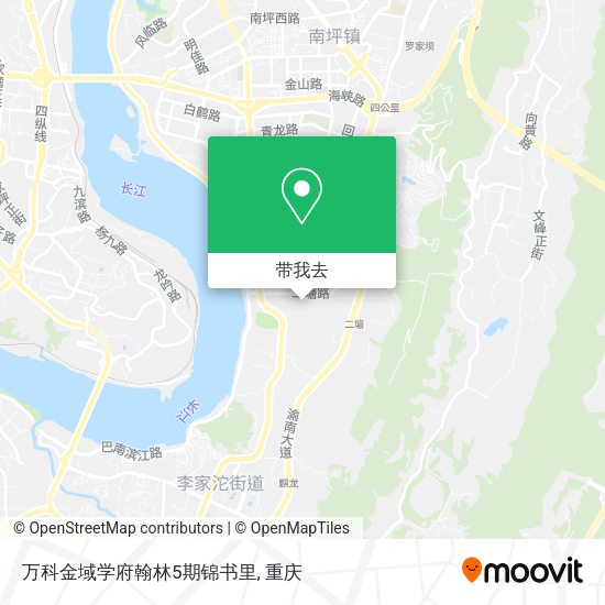 万科金域学府翰林5期锦书里地图