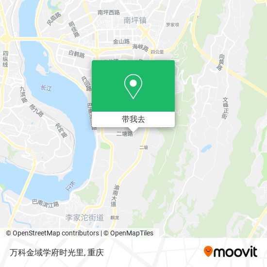 万科金域学府时光里地图