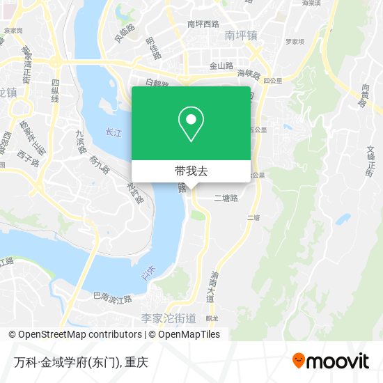 万科·金域学府(东门)地图