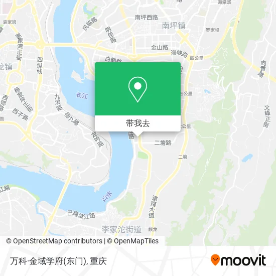 万科·金域学府(东门)地图