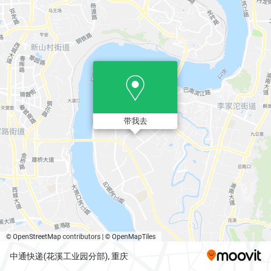 中通快递(花溪工业园分部)地图