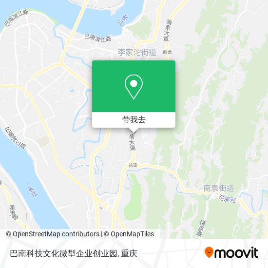 巴南科技文化微型企业创业园地图