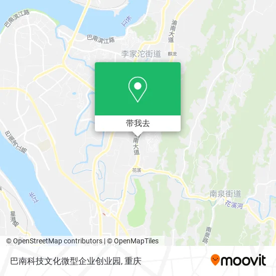 巴南科技文化微型企业创业园地图