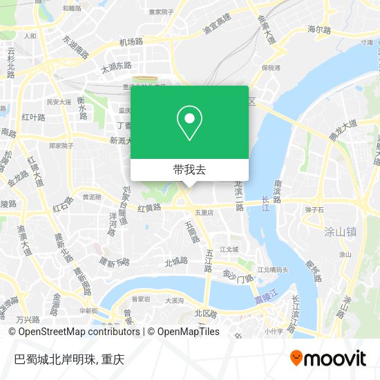 巴蜀城北岸明珠地图