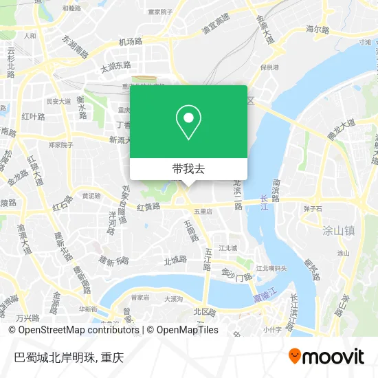 巴蜀城北岸明珠地图