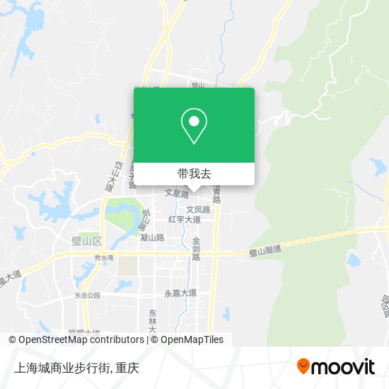 上海城商业步行街地图