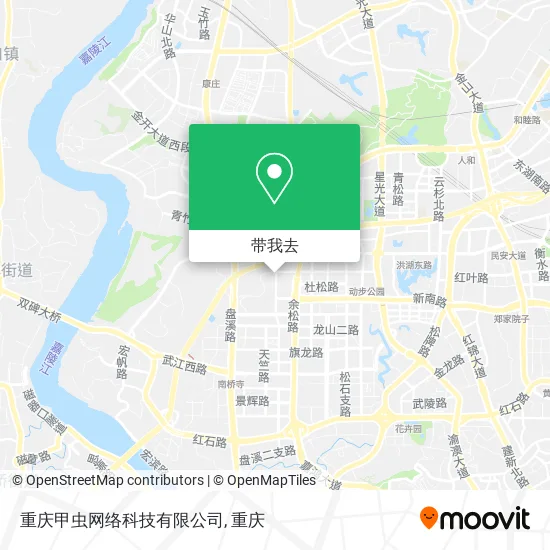 重庆甲虫网络科技有限公司地图