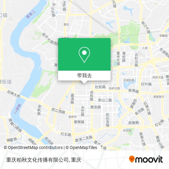 重庆柏秋文化传播有限公司地图