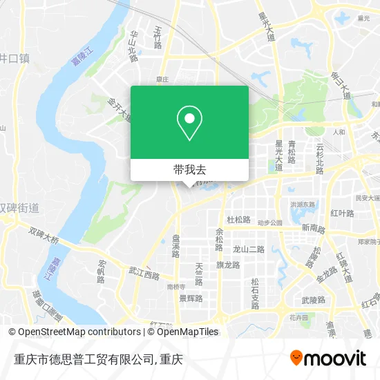 重庆市德思普工贸有限公司地图