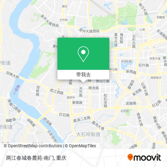 两江春城春麓苑-南门地图