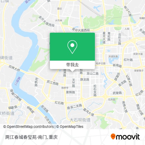 两江春城春玺苑-南门地图