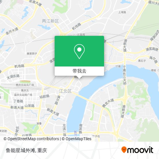鲁能星城外滩地图