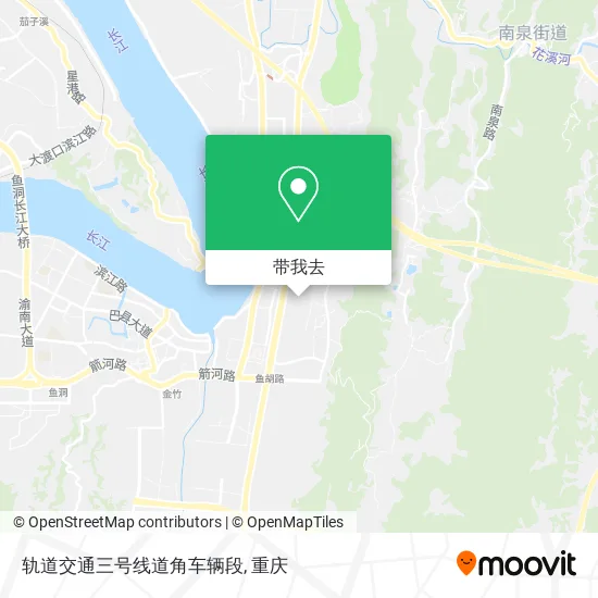 轨道交通三号线道角车辆段地图