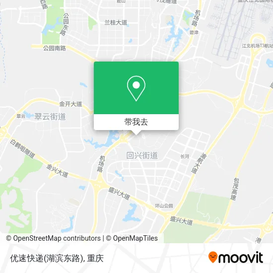 优速快递(湖滨东路)地图
