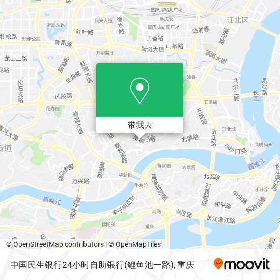 中国民生银行24小时自助银行(鲤鱼池一路)地图