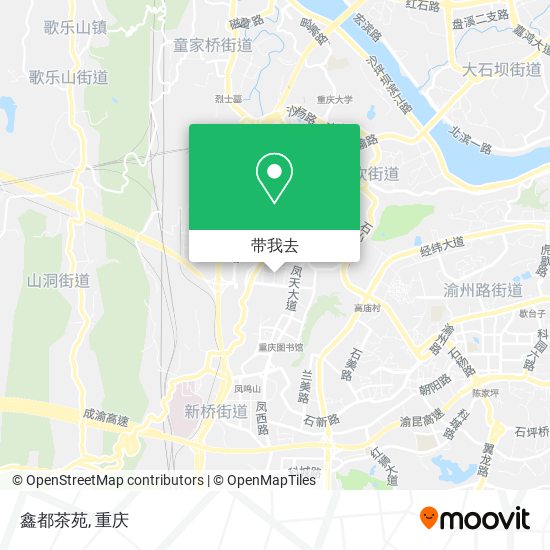 鑫都茶苑地图