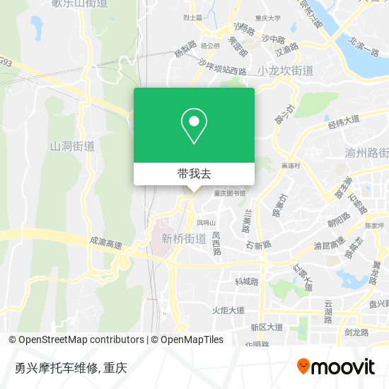勇兴摩托车维修地图