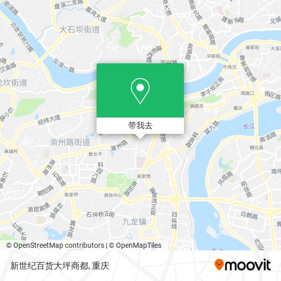 新世纪百货大坪商都地图