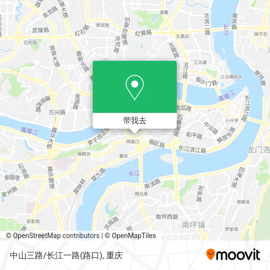 中山三路/长江一路(路口)地图