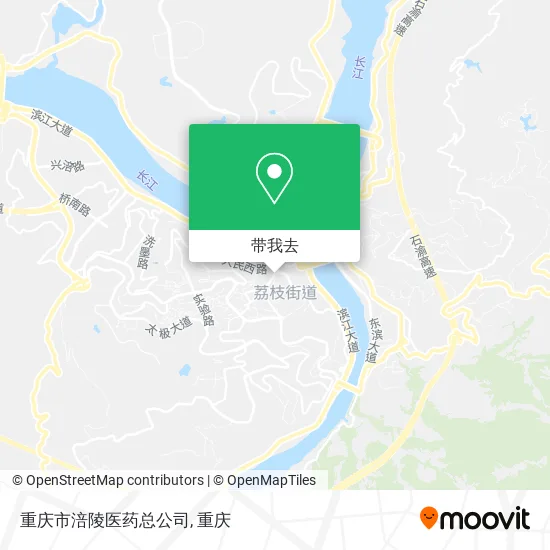 重庆市涪陵医药总公司地图