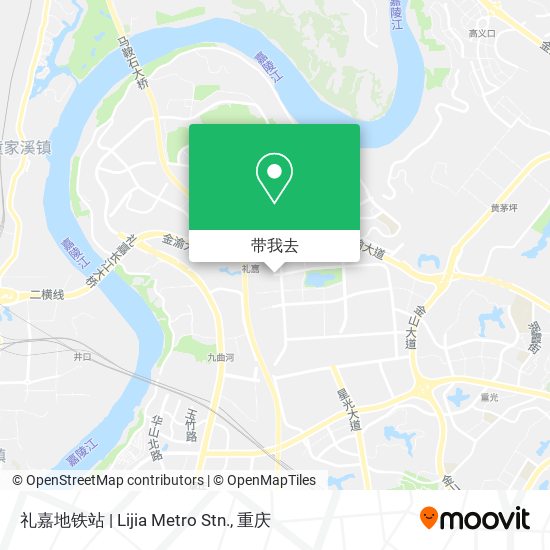 礼嘉地铁站 | Lijia Metro Stn.地图