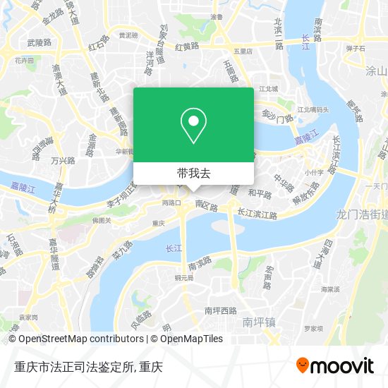 重庆市法正司法鉴定所地图